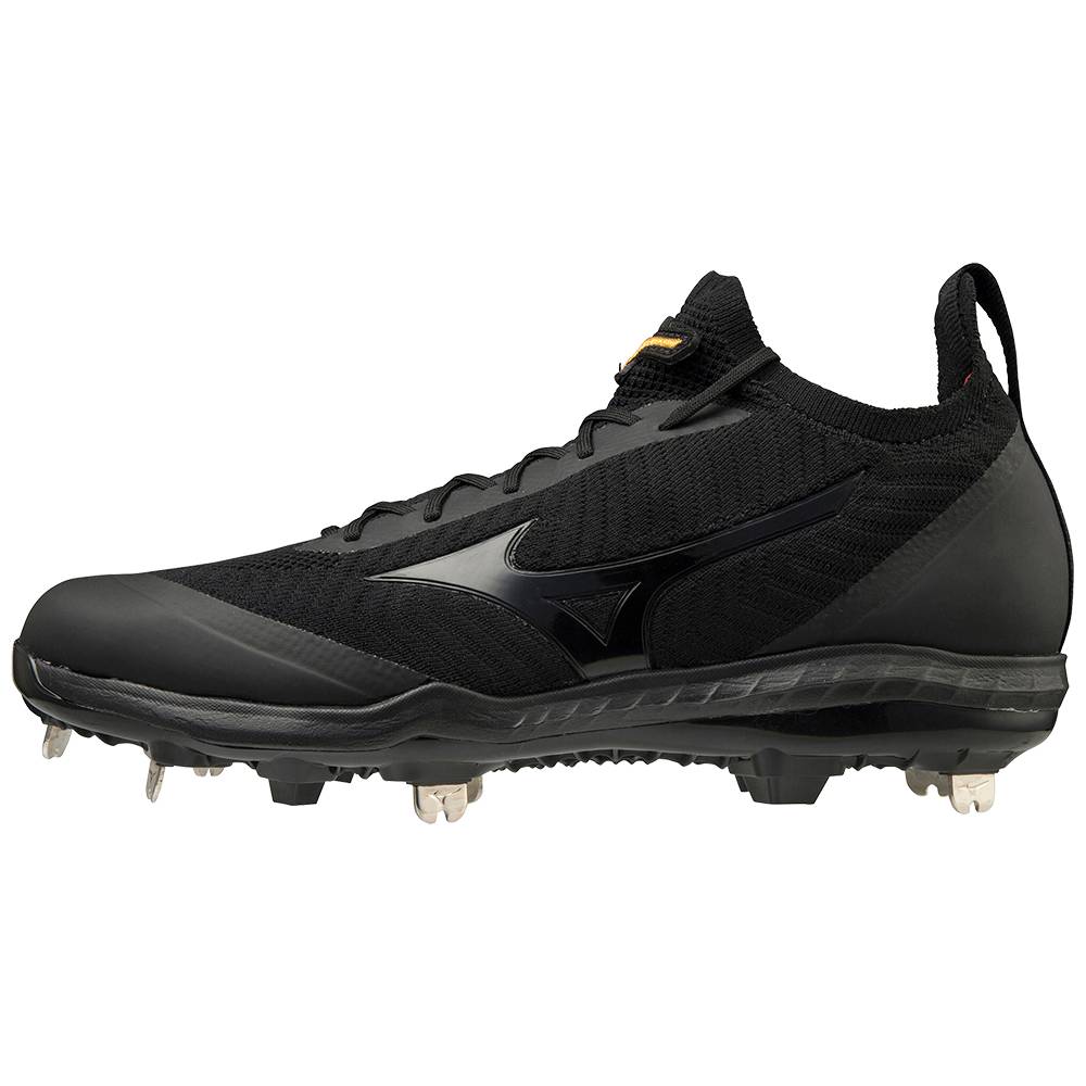 Mizuno Pro Dominant Knit Metal Férfi Stoplis Cipő Fekete HAF741563